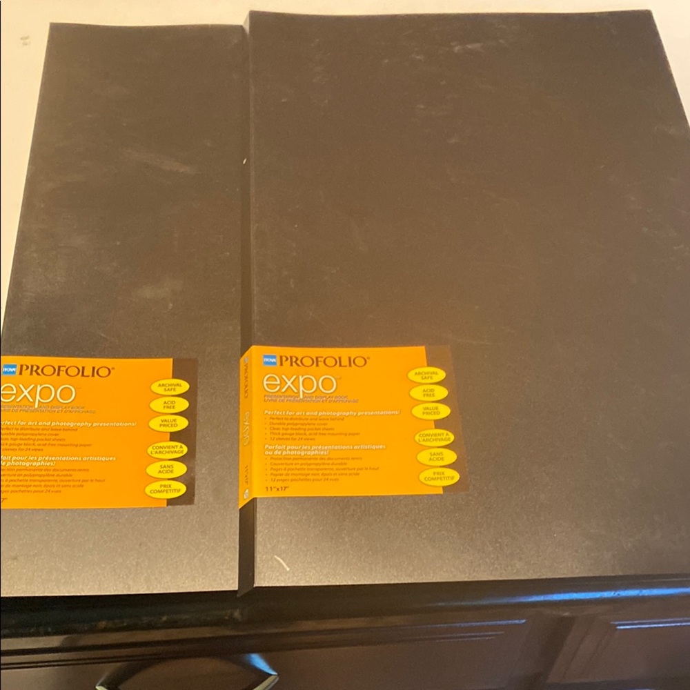 Two Itoya Profolio Expo Presentation & Display Books